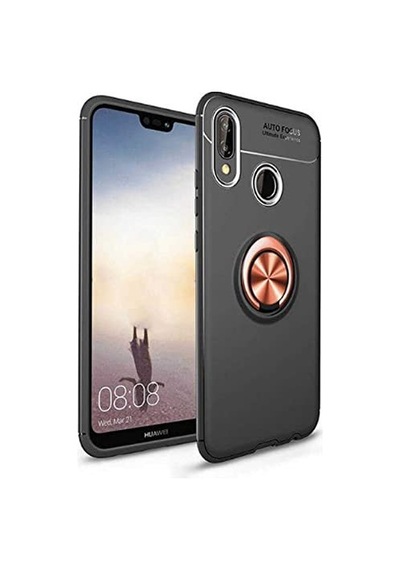 Huawei P 2019 İle Uyumlu Kılıf Siyah-gold Draco Yüzüklü Silikon Orijinal Esnek İnce Geliştirilmiş Dayanıklı Darbe Karşıtı Koruyucu Yeni Tasarım Huawei P 2019, Siyah-gold Sku: Zeusb0975cz9c4