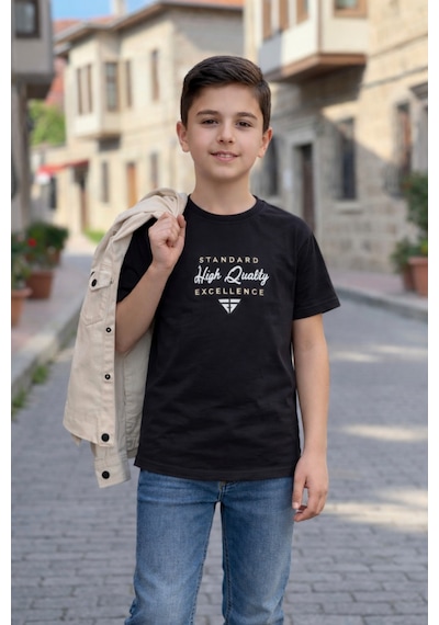 Pina Kids Erkek Çocuk Çıtçıtlı Gömlek Tişört Üst Takım Bej