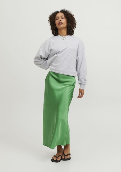Jack & Jones Kadin Midi Boy Saten Etek - Kimmie 12250268 Medium Green Yeşil