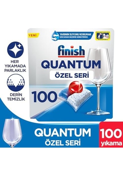 Quantum Özel Seri 100 Kapsül Bulaşık Makinesi Deterjanı Tableti 1 X 100 Kapsül