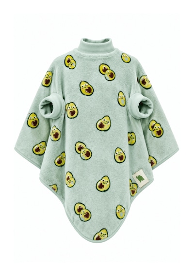Reyo 6 Ay-6 Yaş Uzun Kollu Bebek Mama Önlüğü, Çocuk Aktivite Önlüğü, Pamuklu,su Geçirmez - Avocado Avokado