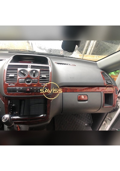 Mercedes Vito uyumlu Gül desenli Maun Full Set,Torpido Konsol Kaplama , Maun Kaplama (Gül desenli)