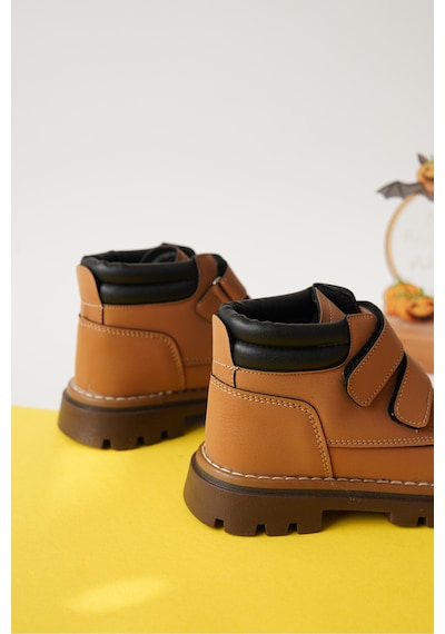 Daxtors D0cot33 Günlük Ortopedik Çocuk Unisex Soğuk Geçirmez Bot Camel