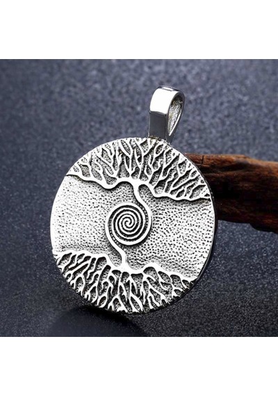 Chavin Viking Etnik Vintage Tılsım Hayat Ağacı Çelik Kolye Ds72 478257579 Çok Renkli