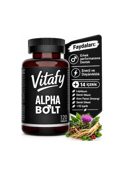 Alpha Bolt Premium Erkek Formula 120 Kapsül