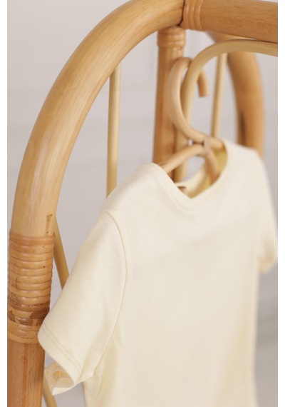 Şehrazat Handmade Tasarım Pamuklu Çocuk Tişört Krem