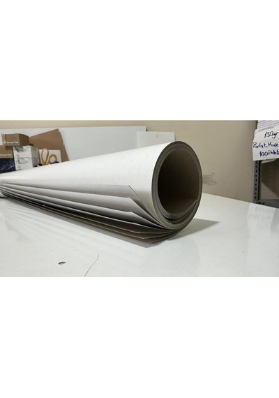 70 X100 Cm Lüks Krome Karton Kalın Kağıt Ambalaj Kağıdı Önü Beyaz Arkası Gri 180gr 10 Adet-1,26 Kg