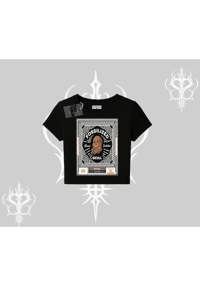 Tarzsokak Babby Tee Tshirt Fossilized Skull Underground Archive Siyah
