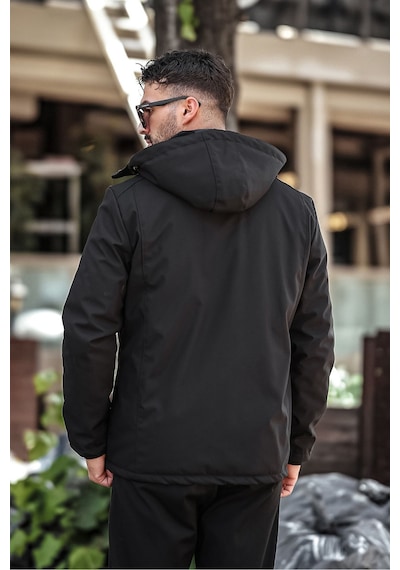 Outdoor Su,soğuk,rüzgar Geçirmez Içi Elyaf Dolgulu Softshell Erkek Montu Siyah Outdoor Su,soğuk,rüzgar Geçirmez Içi Elyaf Dolgulu Softshell Erkek Montu Siyah