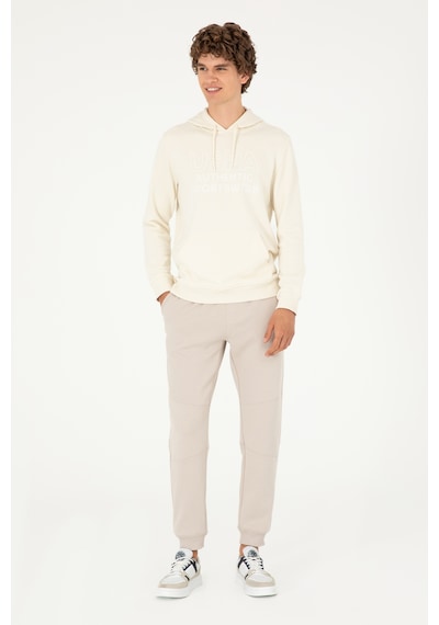 U.s. Polo Assn. Erkek Krem Sweatshirt 50293439-vr071 Krem