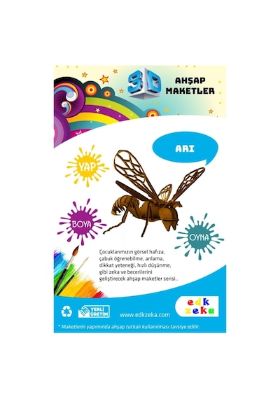 Ahşap Maket Arı Boya Ve Fırça