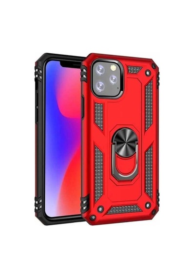 Apple Uyumlu iPhone 11 Pro Max Yüzüklü Standli Vega Kilif Ekran Koruyucu 510330937