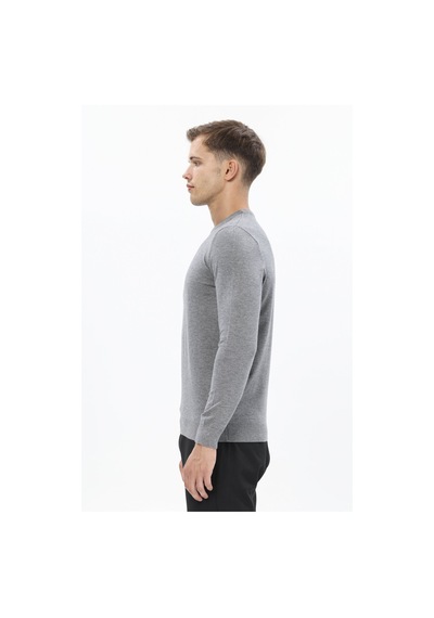 Erkek Düz Soft Touch Kazak 2522201101.coroyr Gri