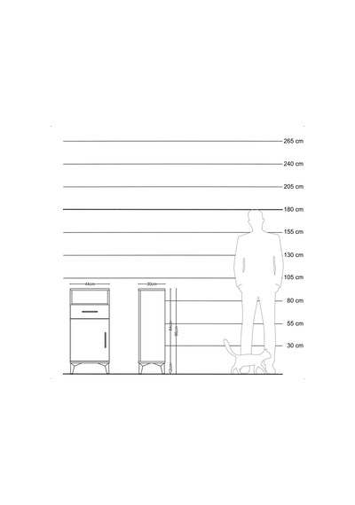 Arges Komodin 2 Raflı Tek Çekmeceli Tek Kapaklı 44x30x96 Aytaşı-çam Aytası Arges Komodin 2 Raflı Tek Çekmeceli Tek Kapaklı 44x30x96 Aytaşı-çam Aytası