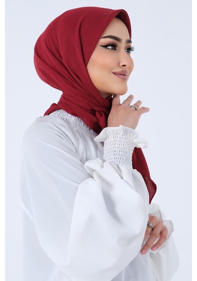 Harem Scarf Amor Eşarp - Bordo Bordo