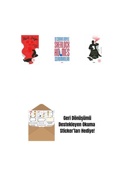 Zehirli Dalga + Sherlock Holmes - Bütün Romanlar Ciltli + Sherlock Holmes'un Son Görevi + Okuma Sticker'ları