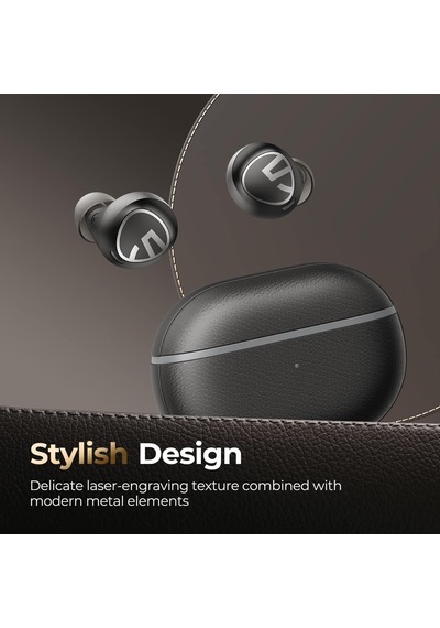 Free2 Classic, Kablosuz Bluetooth V5.1 Kulaklık Ipx5 Suya Dayanıklı Kulak İçi Bluetooth Kulaklık, Dahili Mikrofonlu, 30 Saat Çalma Süresi Siyah