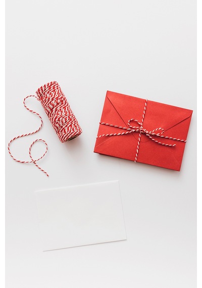 Premium Siyah Beyaz Marteniçka Ipi 200 G Paket Ip Hediye Paketleme Ipi