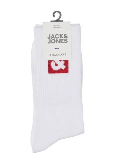Jack & Jones Jacli Logo Tennis Sock Erkek Çorap-26489 - Kırmızı