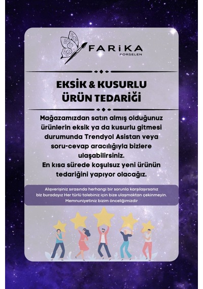 Mermer 18 Parça 6 Kişilik Yemek Takımı Çok Renkli