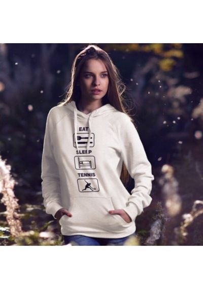 Pisa Art Unisex Beyaz Kapüşonlu Sweatshirt Hrmsw1007 Beyaz