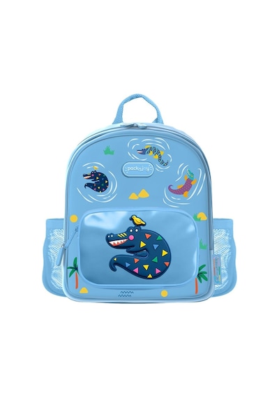 Packnjoy - Çocuk Sırt Çantası Small 2-4 Yaş - Snappy Croc Mavi