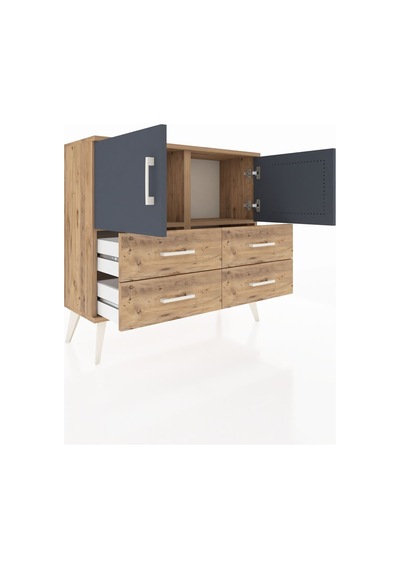 Arges Şifonyer 2 Raflı 4 Çekmeceli 2 Kapaklı 88x30x80 Çam-antrasit/çam Antrasit/çam Arges Şifonyer 2 Raflı 4 Çekmeceli 2 Kapaklı 88x30x80 Çam-antrasit/çam Antrasit/çam