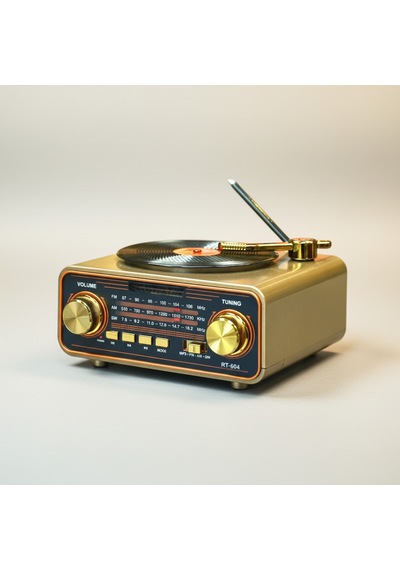 Rt-604 Nostaljik Trend Radyo,plakçalar Görünüm Bluetooth Nostalji Radyo