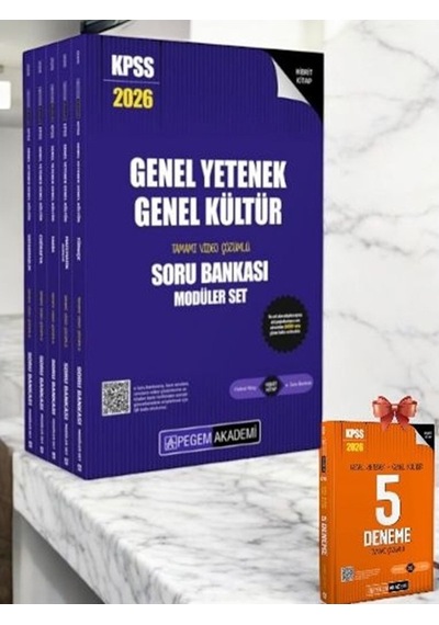 2026 Kpss Genel Yetenek Genel Kültür Tamamı Çözümlü Soru Bankası Seti Ve 2026 Kpss Çözümlü 5 Deneme