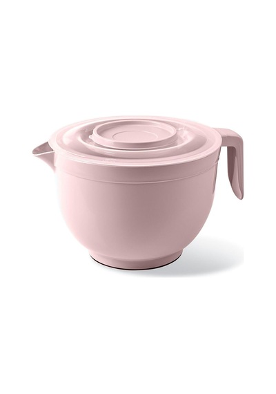 Melkan Home Karıştırma Kabı & Mikser Kase Kapaklı Mikser Kase 3 Litre Çırpma Kabı Pudra No Color Diğer