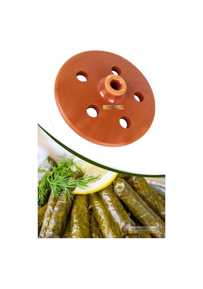 Kiremit Toprak Dolma Sarma Pişirme Taşı Kapağı Sırlı Delikli Fırınlanmış Yaprak Sarma Kapak Toprak T Diğer