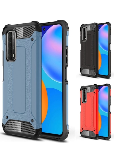 Fitcase Huawei P Smart 2021 Zirh Tank Tam Koruma Arka Kapak 479959159
