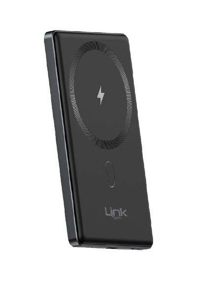 Linktech Wp15 Premium 5000 Mah 15w Kablosuz Şarj Powerbank Gri