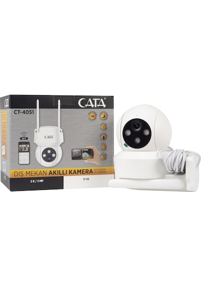 Cata Ct - 4051 Gece Görüşlü Akıllı Dış Mekan Kamera