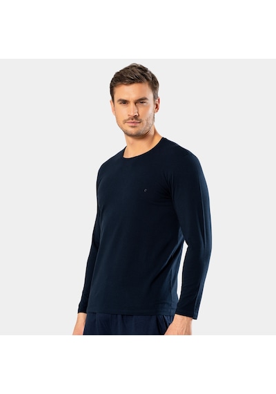 Cacharel Erkek Uzun Kollu T-shirt 1333/lacivert Lacivert