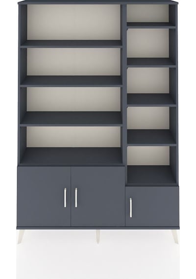Arges Dolap 10 Raflı 3 Kapaklı 132x30x195 Antrasit-antrasit/antrasit Antrasıt/antrasıt Arges Dolap 10 Raflı 3 Kapaklı 132x30x195 Antrasit-antrasit/antrasit Antrasıt/antrasıt