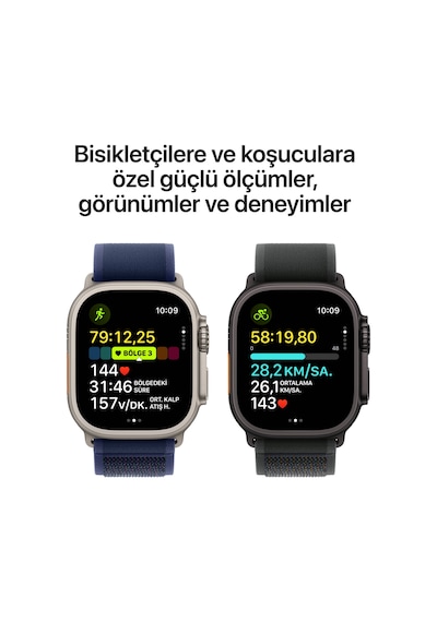 Apple Watch Ultra 2 GPS + Cellular 49 MM Titanyum Kasa Titanyum Milano Loop Small Akıllı Saat (Apple Türkiye Garantili)