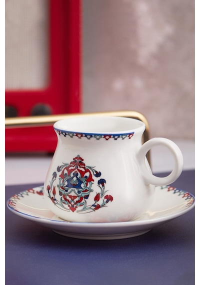 Karaca  Hattat 6 Kişilik Kahve Fincanı Takımı 90 ml