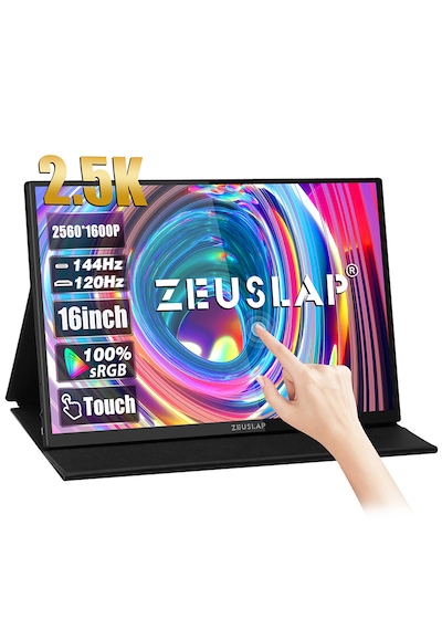Zeuslap ZL-P16KT 16'' 144 Hz 2K Dokunmatik Taşınabilir Monitör