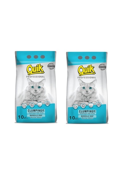 Kedi Kumu 10 Lt X 2 Adet Ince Taneli Topaklaşan Marsilya Sabunlu