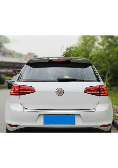 Vw Golf 7/7,5 R Spoiler Parlak Siyah Spoyler Plastik İthal 2012-2020