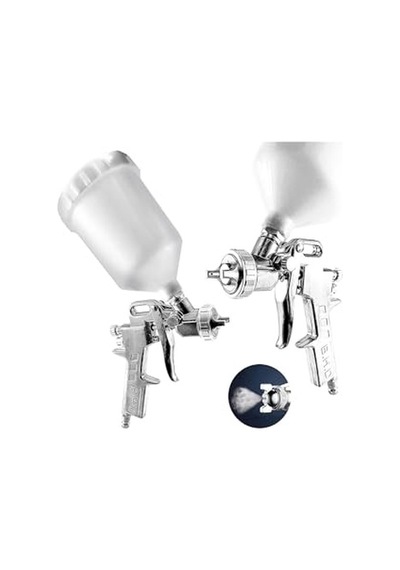 Ayrex Pro Seri Paslanmaz Üstten Depolu Profesyonel 600 Cc Boya Sprey Hava Tabancası Hediyeli Ürün