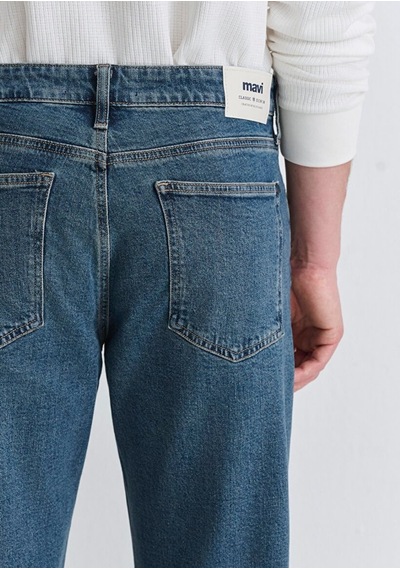 Mavi Marlon Classic Denim Puslu Mavi Denim Erkek Kot Pantolon M0019166-87850