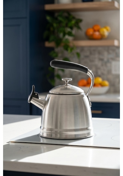 Teatime Paslanmaz Çelik Düdüklü Su Isıtıcısı İnox - 3 L Diğer