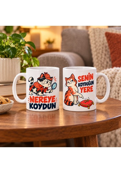 Kaybolan Eşya 2 Li Porselen Kupa Seti - Model 752 Diğer
