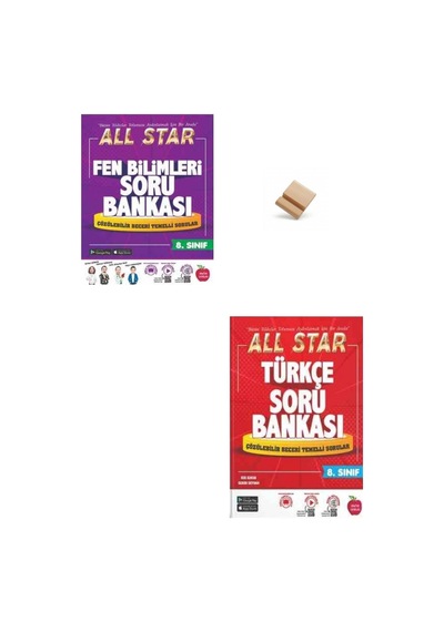 Newton Lgs 2027 8. Sınıf All Star Fen Bilimleri Ve Türkçe Soru Bankası + Telefon Standı