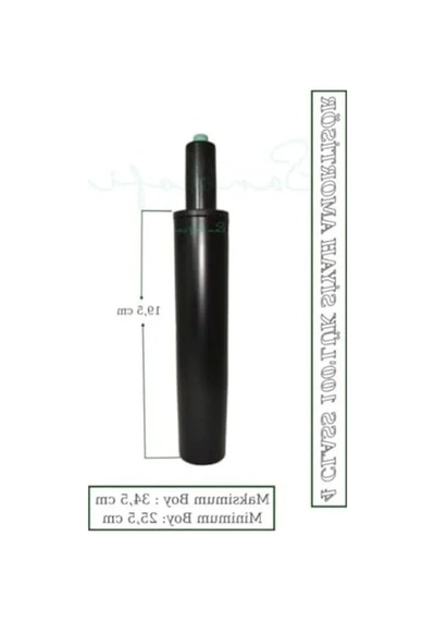 Minimum 25.5 Cm, Maksimum 34.5 Cm Boyutunda Siyah Amortisör, 100'lük Paket Açık Gri