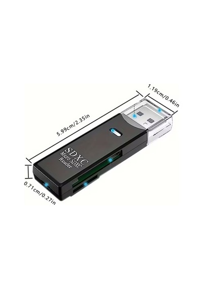 2in1 Usb 3.0 Micro Sd Hafıza Kartı - Tf Kart Okuyucu Hub Adaptör Veri Aktarıcı 5570 Diğer