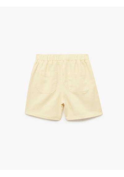 Koton Shorts Sarı 6smb40033tw