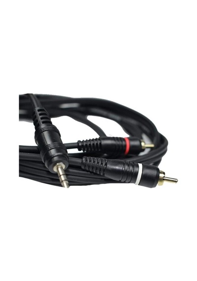 4794s 3.5mm Stereo To 2rca Aux Ses Kulaklık Çevirici Kablosu 1.8M